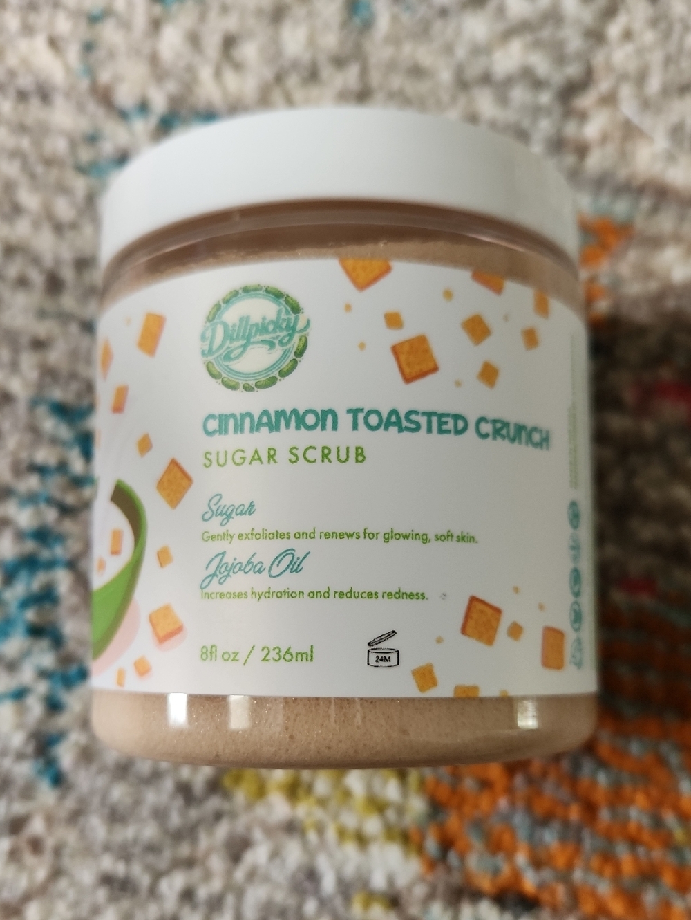 Dillyscky Cinnamon Toasted Crunch Sugar Scrub — Cream